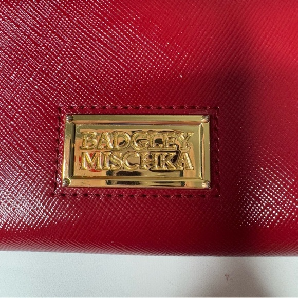 Badgley Mischka Red Patent Leather Wallet - Picture 5 of 11